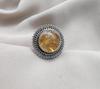 Citrine Ring: Handmade Sterling Silver Boho Jewelry, November Birthstone