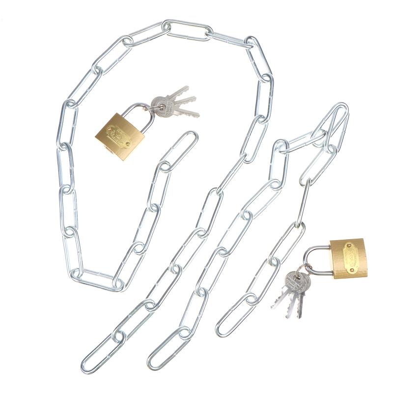 Heavy Duty Keyed Bicycle Lock Anti-theft Chain for Motorcycles and Generator Protection