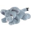 Wild Republic Fluffy African Elephant Plush Made from Recycled W11 X D23 X 24805 Toy, Materials, Ecokinz, H10cm,