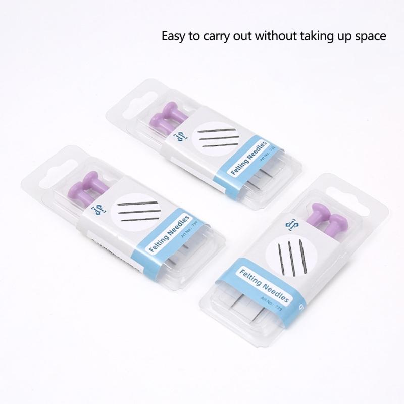 6Pcs Felting Needle Wool Felting Needle with Comfortable Grip for Beginner Professional
