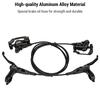 Upgrade Your Ride with Our Mountain Bike Hydraulic Brake Kit Dual Piston Disc Brake Left and Front