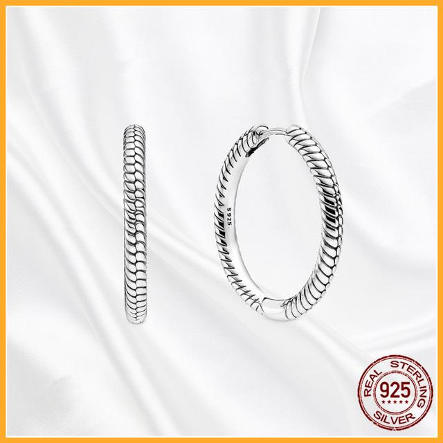 Аутентичные серьги-гвоздики из стерлингового серебра 925 пробы Plata De Ley, модные серьги-гвоздики для женщин, оригинальные сверкающие Pav Day, специальный подарок