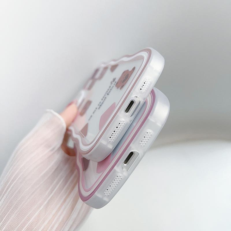 Мягкий чехол для телефона «Милая свинья волна» для IPhone 15 Redmi Note 12 Pro Note 11 Realme C55 C53 OPPO A58 Reno 10 5G Samsung S23 S24 Ultra A54 A53 Infinix