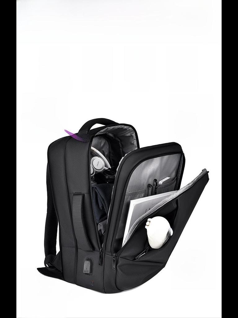 Мужской водонепроницаемый деловой рюкзак большой вместимости — высококачественная расширяемая дорожная сумка для ноутбуков 17,3 дюйма