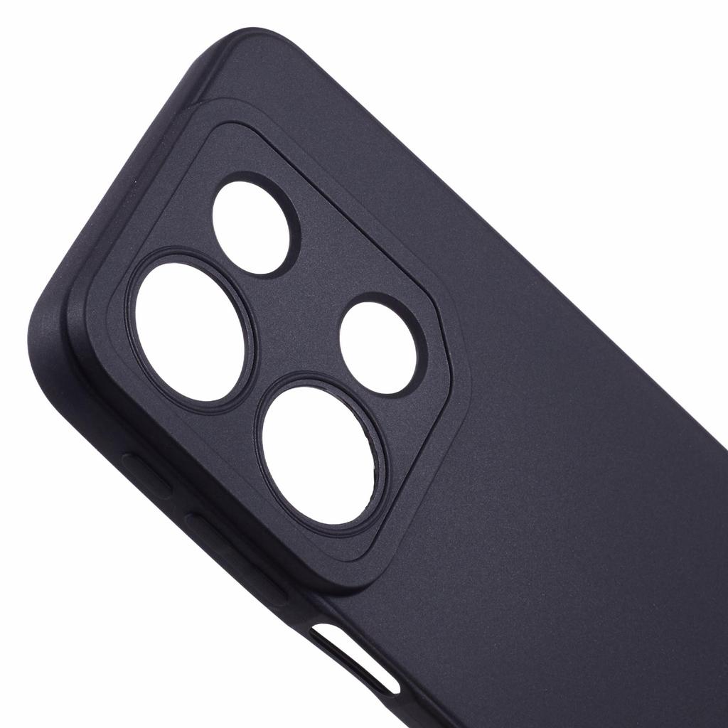 For itel P65 Case Precise Cut-Outs Straight Edge TPU Shockproof Phone Cover