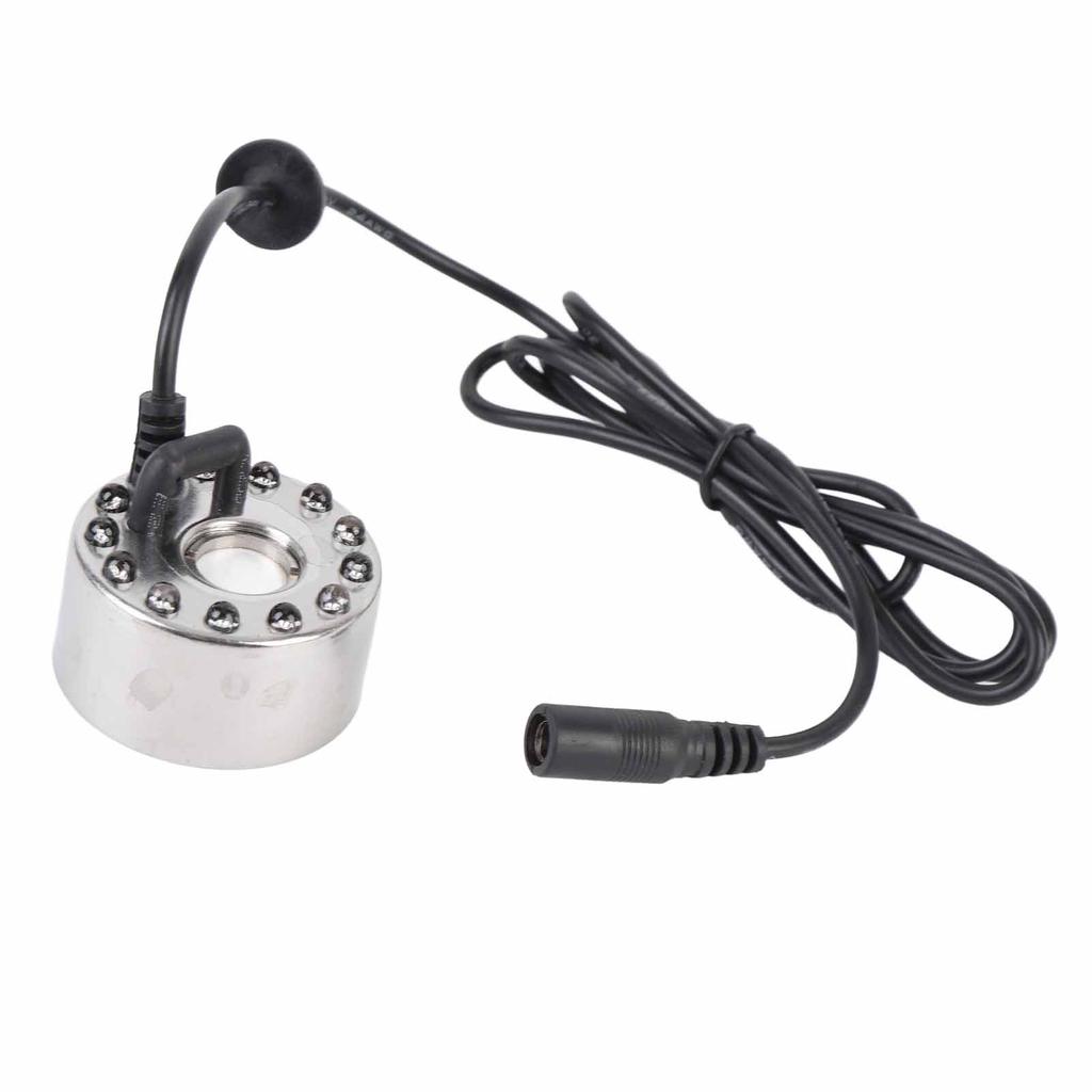 Mist Maker Fogger цинковый сплав 12 светодиодов изменение цвета тумана распылитель увлажнитель для фонтана пруд