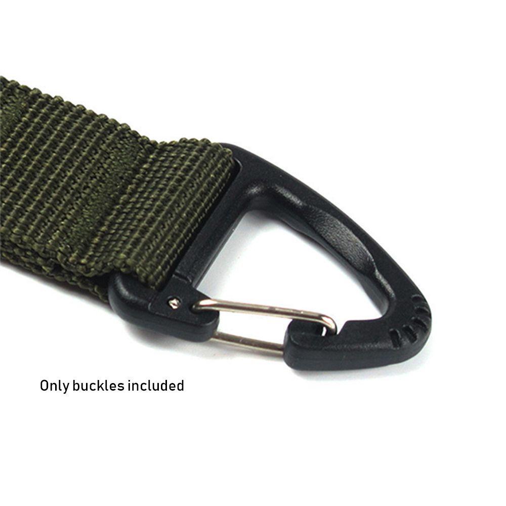 Outdoor Tool Plastic Alloy Triangle Carabiner Spring Quickdraws Clip Hooks Keychain Belt Buckles