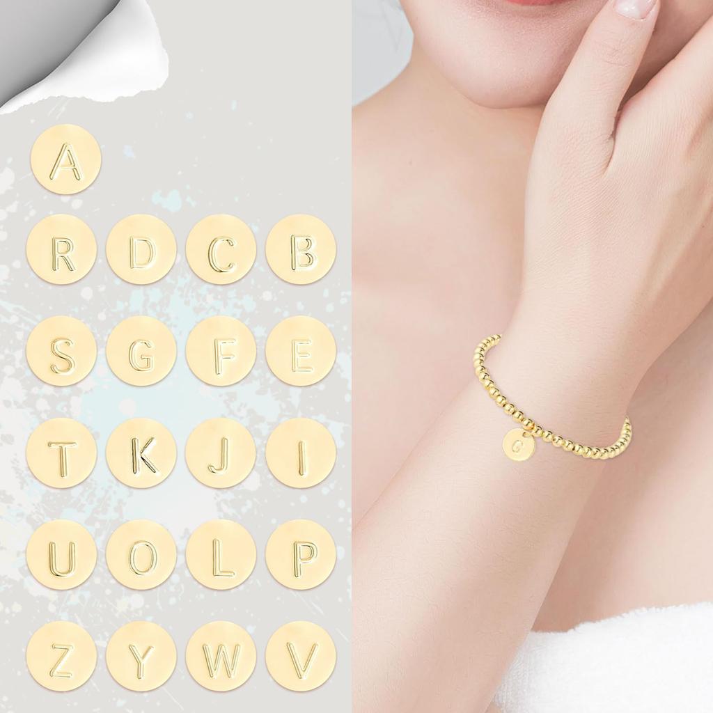 Initial Heart Bracelet Heart Letter Bracelet Personalized Monogram Bracelet 1 Pc