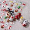 Cartoon Christmas Nail Decals Santa Claus Xmas Nail Decorations Christmas Nail Stickers  Winter