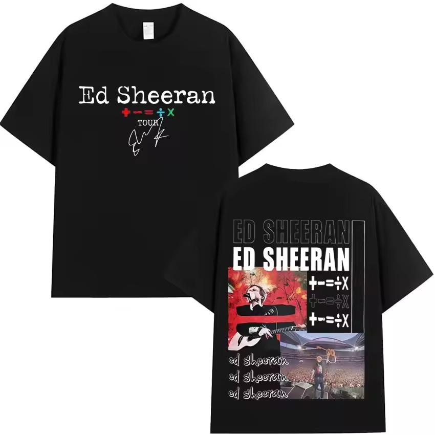 Ed Sheeran Tshirt Unisex Unisex Print Oversized Casual Streetwear Pop Music Fan Short Sleeve Tee Tops