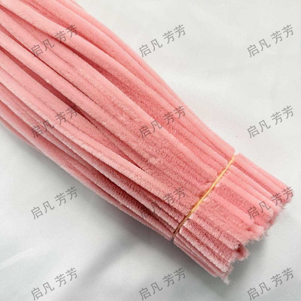 8mm Macaron Color Encrypted Twist Ties Chenille Stems for DIY Toys
