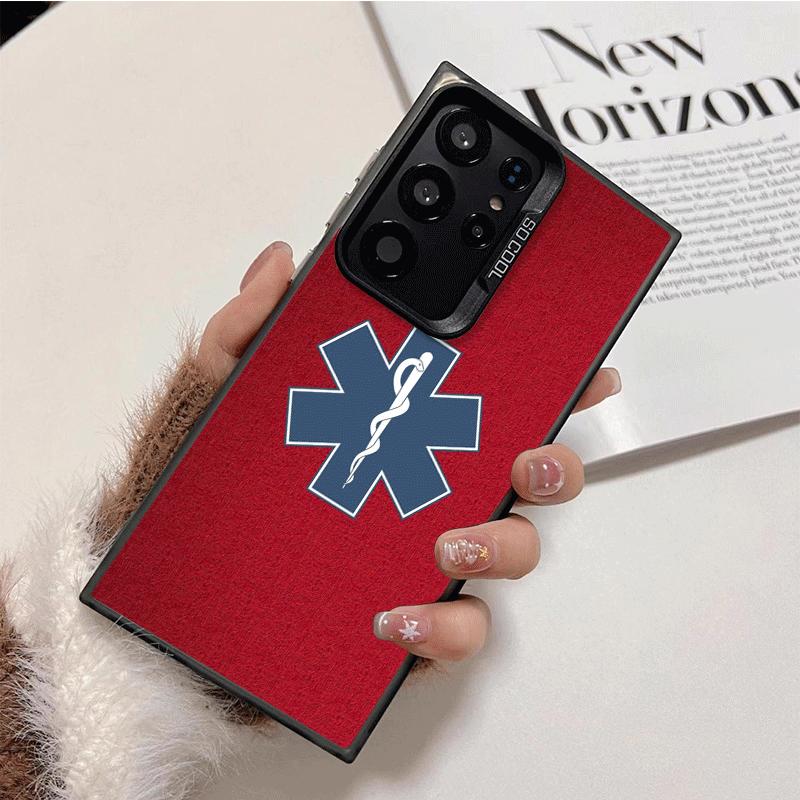 EMT EMS Ambulance Shockproof Phone Case for Samsung Galaxy S26 Edge S25 Ultra S24 FE S23 Plus S21 Cover Anti Fall Fundas