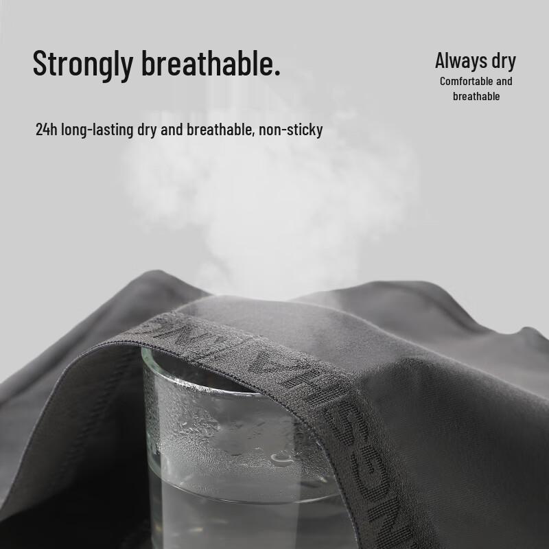 LANGSHA Мужские антибактериальные хлопковые боксеры-брифы с кордицепсом