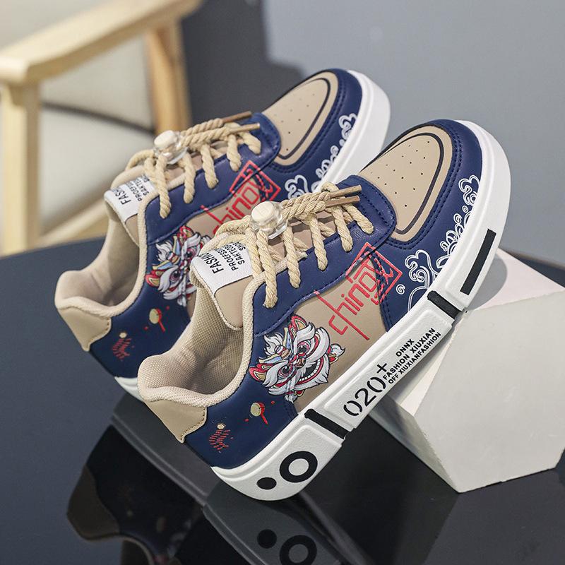 Classmates Boys Children'S Sneakers Middle Older Boys Low Top Skateboard Shoes Students Soft Sole Sneakers