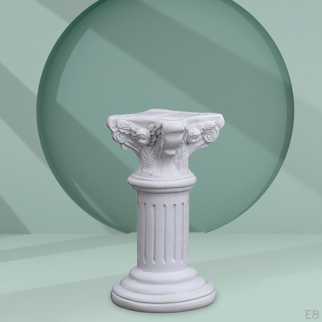 Miniature Roman Pillar Candle Holder for Home Decor