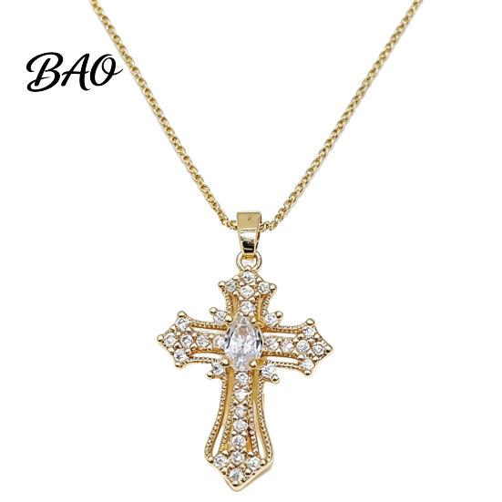 Retro Religious Pendant Necklace Catholic Christian Necklace, Colorful Rhinestone Statement for Women Daily Wear, Jewelry Gift Thoughtful Her