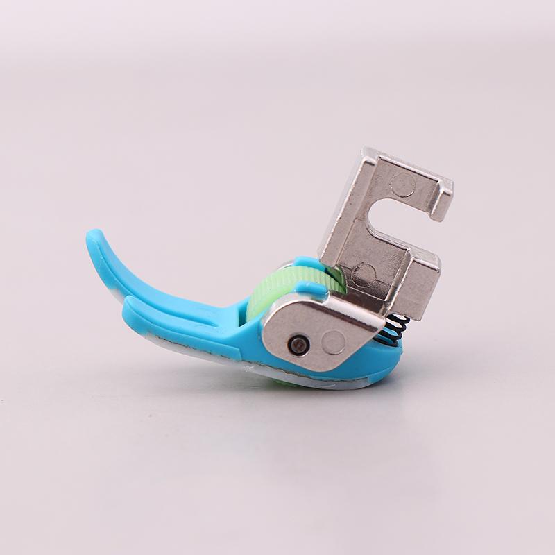1 шт. Нескользящая подошва Пластиковая роликовая прижимная лапка Прямая строчка Для бытовой/домашней старой педальной швейной машины Зубчатое колесо Лапки