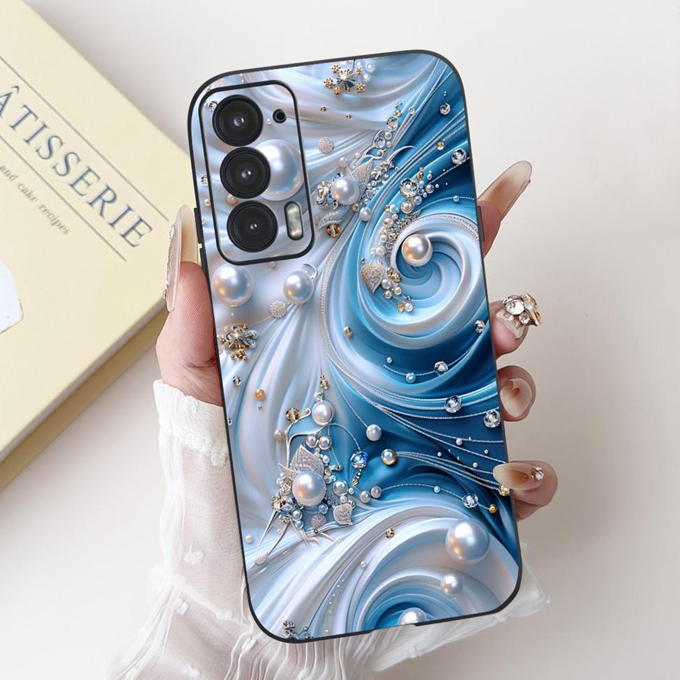 Для телефона Edge 20 20Pro 20Lite Чехол Для Motorola Edge 20 Pro Чехол Силиконовый Роскошный Модный Любовь Милый Кот Девушка Забавный Крутой Расписной