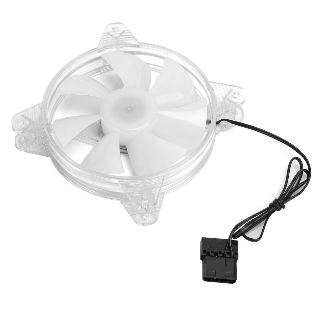Computer Cooling Fan 4 Pin Colorful LED High Performance with Hydraulic Bearing 120mmBlue