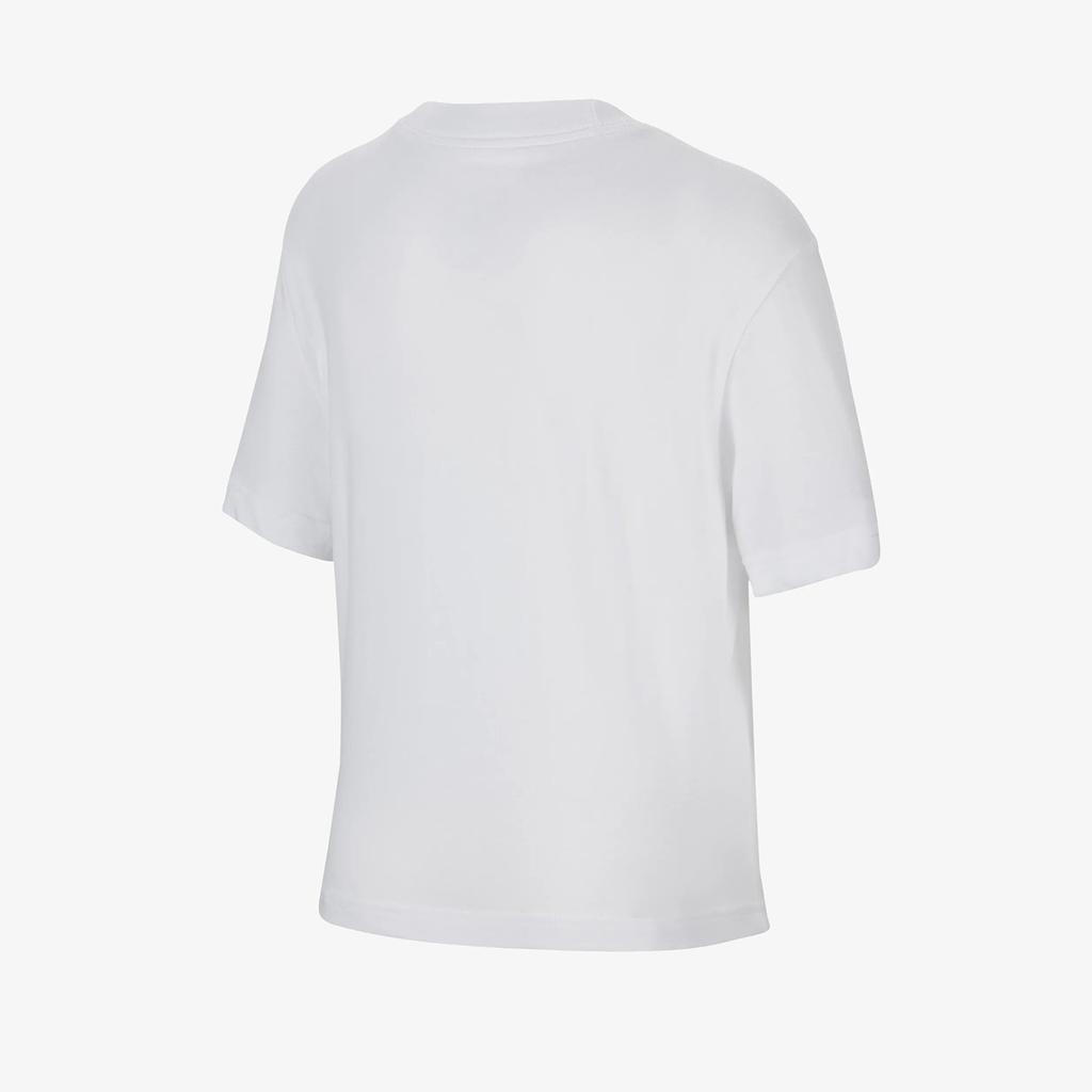 Nike Dri-FIT Sport T-Shirt Letter Logo Print Loose Round Neck Short Sleeve Kids Tops White FD0941-100