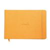 Rhodia WEBNOTEBOOK Landscape Notebook, A5, Dot Ruled, Orange, Cf118048