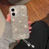 Защитный чехол для iPhone 16 с жемчужным декором из стразов, задняя крышка для телефона с подвеской