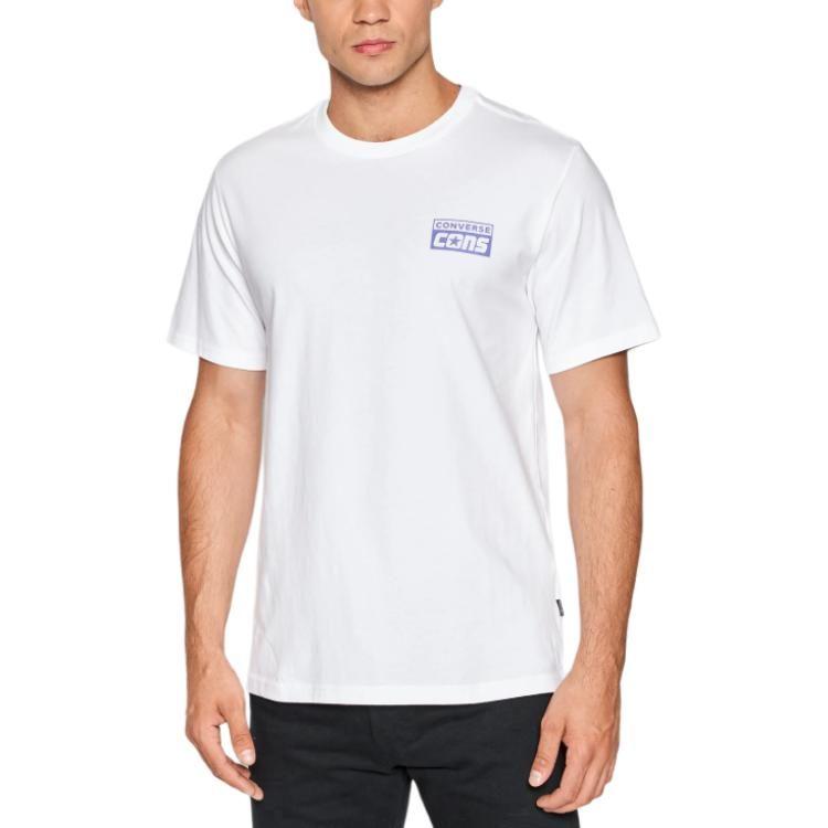 Converse CONS TEE T Shirt Men's White 10021134-A08