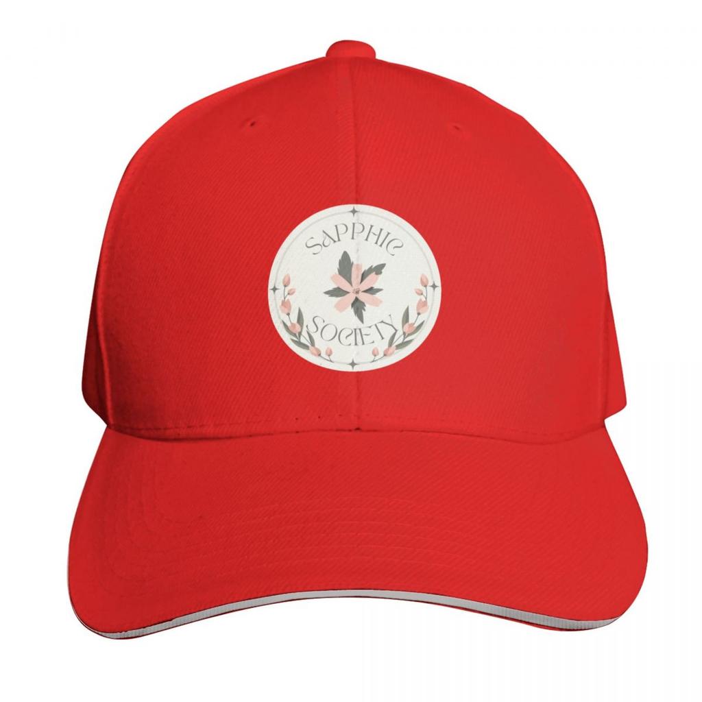 sapphic society Baseball Cap Sports Cap New In Hat New In The Hat Golf Hat Elegant Womens Hats Unisexs
