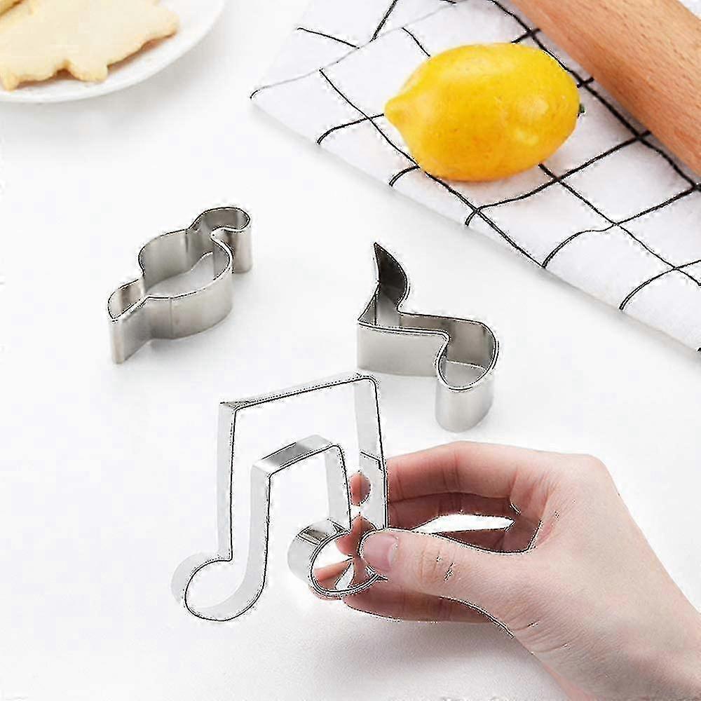8 music fondant cutters, guitar/note shapes, cake DIY
