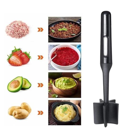 Лопатка для мясорубки, прочный измельчитель говяжьего фарша, гамбургер, измельчитель мяса, легко измельчает мясной фарш, не содержит бисфенол А, многофункциональный кухонный инструмент