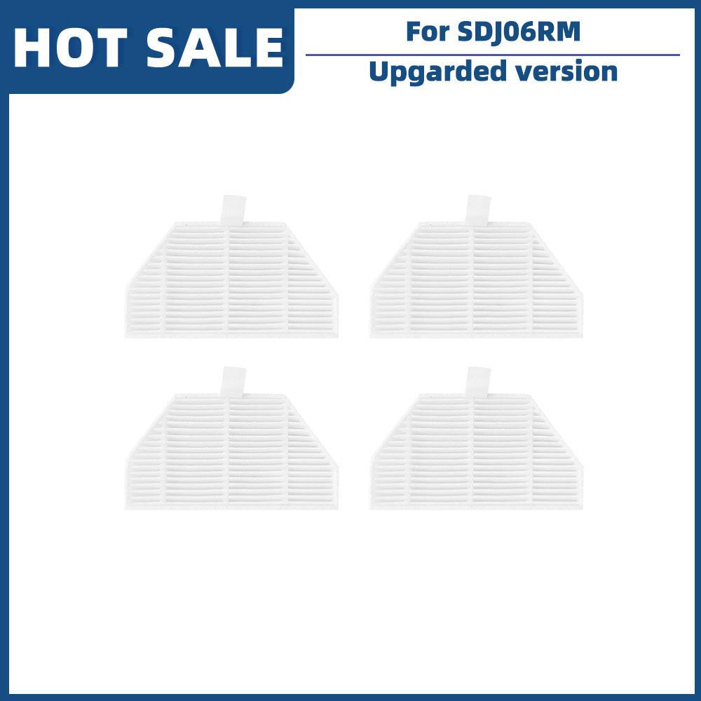 Для Xiaomi Roidmi EVA самоочищающийся опорожняющий робот-пылесос SDJ06RM запасные части аксессуары боковая щетка Hepa фильтр швабра пылесборник
