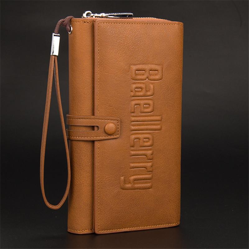 Baellerry Мужские сумки, винтажные деловые сумки для телефонов, кожаные модные кошельки с держателями для карточек