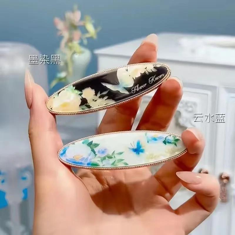 Flower Knows Коллекция 15 Заколок для Волос 'Лебединый Балет Ангел Клубника Купидон Жемчужная Раковина'