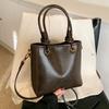 Ielgy Large-Capacity Autumn Winter Retro All-Match Fashion Cross-Body Simple Portable Work Commuter