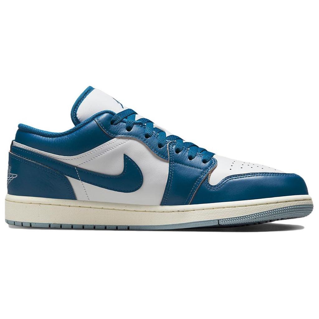 Air Jordan 1 Low SE Industrial Blue Men Sneakers White Blue-Grey Sail FN5214-141