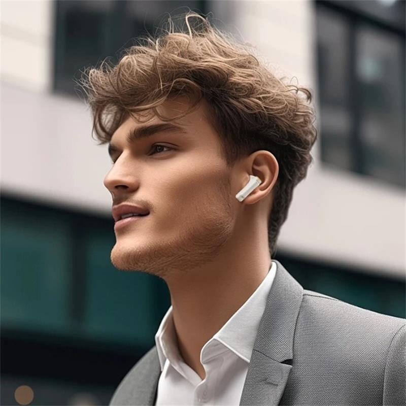 Оригинальные беспроводные наушники Lenovo LP27 ANC с функцией интеллектуального шумоподавления, наушники TWS Bluetooth 5.4, наушники-вкладыши, музыкальная игровая гарнитура с двойным режимом