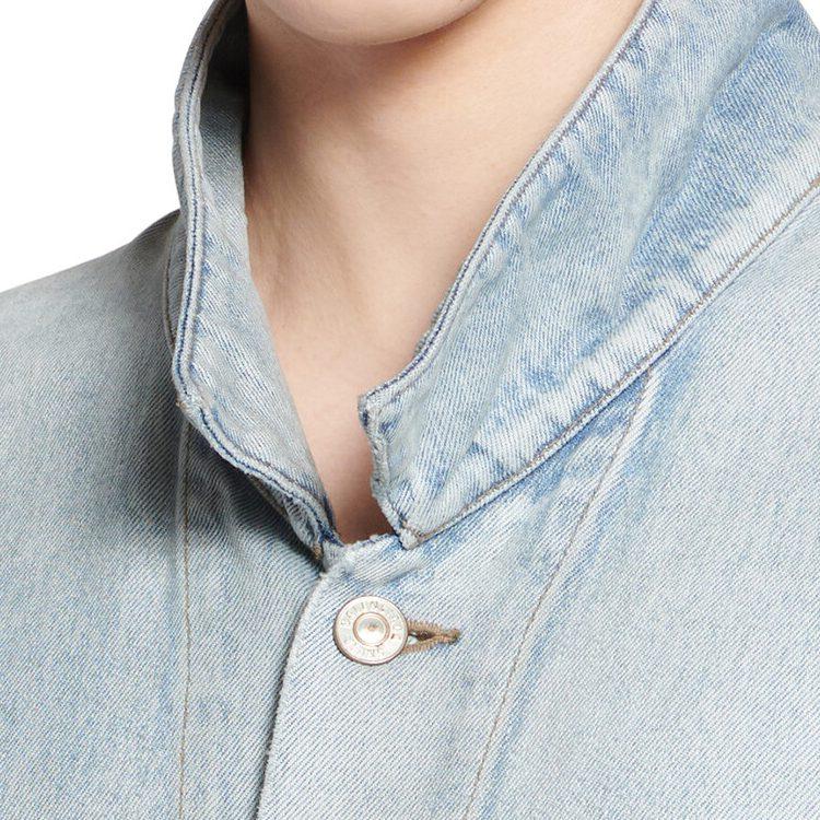 Balenciaga Size Sticker Denim Jacket 767947TDW144016