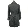 Les Mues Padded Trench Coat Outer Detachable Liner Women SS Black