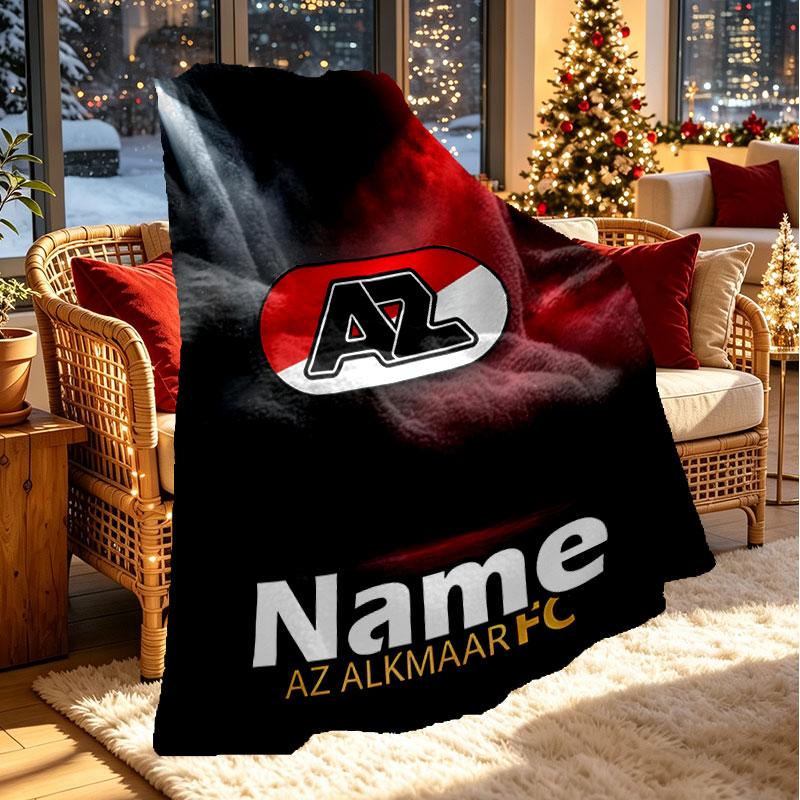 Custom Name Personalized AZ Alkmaar Print Blanket, Home Decor, Bedroom, Sofa, Camping, Couch, Gifts for Birthday Christmas