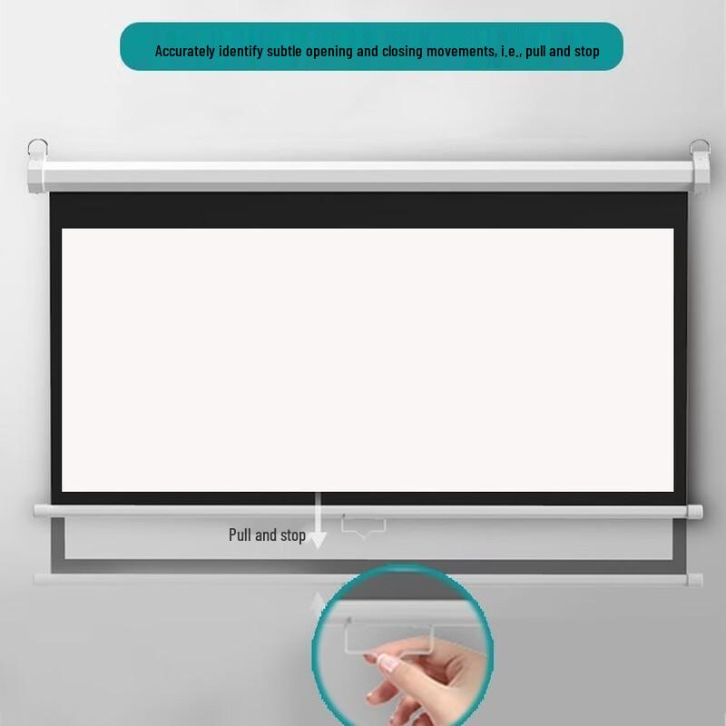 Lan Cai He Manual Pull-Down Self-Locking Projector Screen