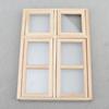 1/12 Dollhouse Window Furniture Mini DIY Shutters Miniatures Wood for Bedroom