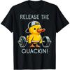 Выпуск The Quackin Duck Gym Тяжелая атлетика Бодибилдер Футболка Графические футболки Мужская одежда Уличная одежда Футболки