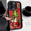 N113 Merry Christmas Desig Art Soft Angel Eyes Phone Cases for Samsung S23 S24 Ultra S21 A54 A34 A13 A14 A06 A24 Realme 12 Vivo OPPO Shockproof Cover