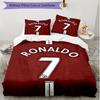 3pcs Duvet Cover Set (1*Duvet Cover + 2*Pillowcase, Without Core), football star Print Soft All‑Season Bedding Set, Home Bedroom Decor Gift