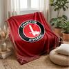 Charlton Athletic FC Soft Flannel Fleece Blanket Lightweight Cozy Warm Throw Blanket For Sofa Bed Home Decor
