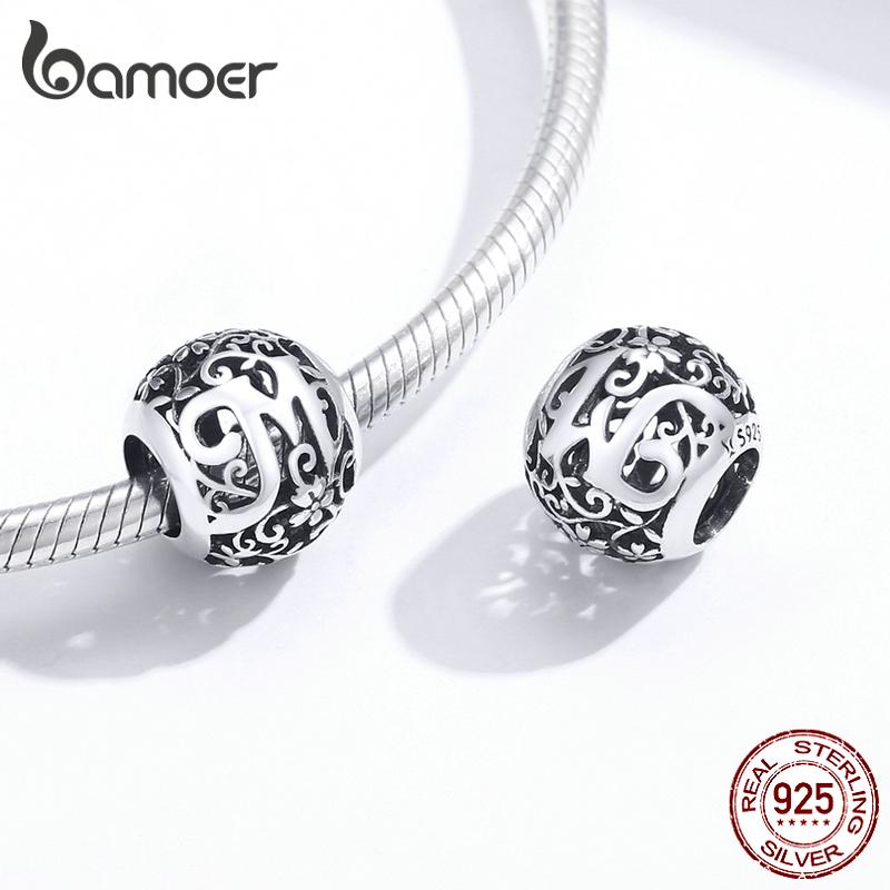 Шарм BAMOER из стерлингового серебра, для браслета