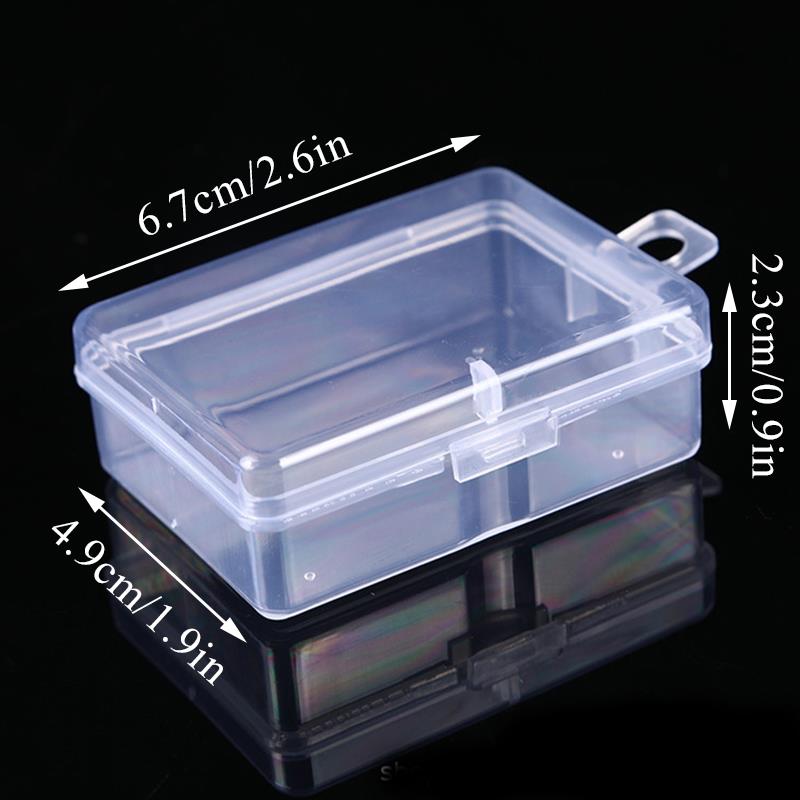 6-layer Organizer Portable Storage Box Stackable Storage Box With Lid Clear Plastic Organizer Drawers Storage Case With Handle