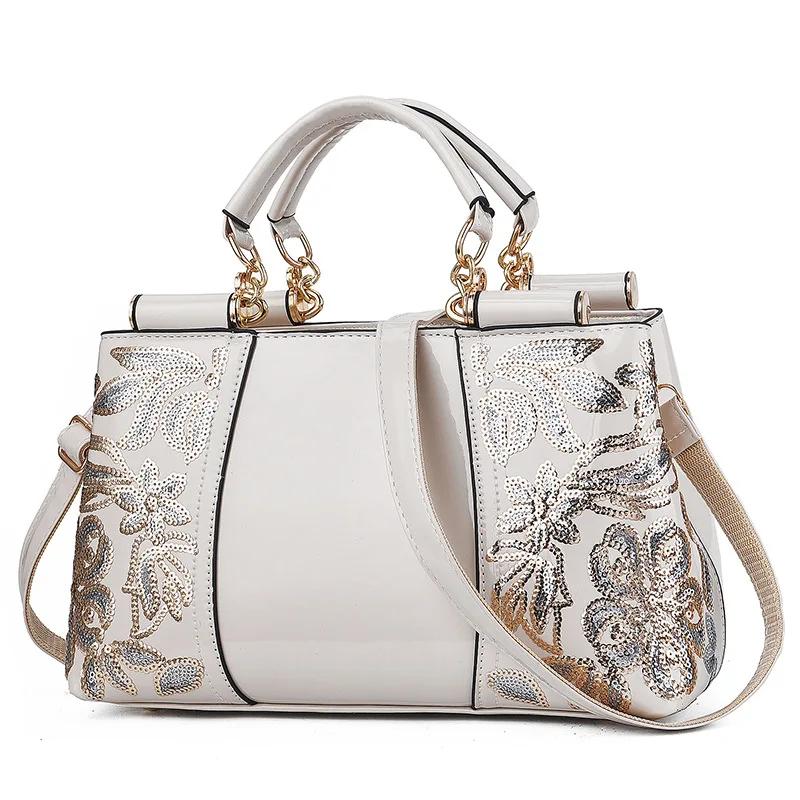 Luxury Brand Designer Women'S Handbag Classic Embroidery Shoulder Bag Large Capacity Versatile Crossbody Bag Commuting Tote Bag