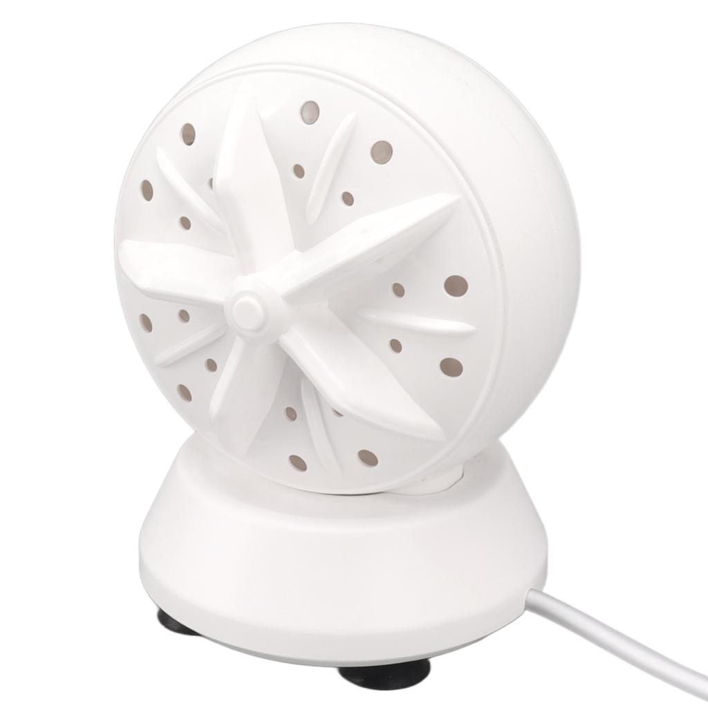 Mini Home Washer Dual Turbine Ultrasonic Deep Cleaning Portable Washing Machine for Sink Dorm