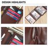 Genuine Leather Wallet Men's High-end Short Wallet Coin Purse Anti-demagnetization Bag